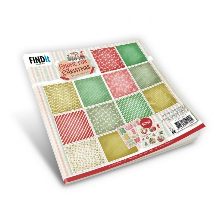 (YCPP10079)Paperpack - Yvonne Creations - Gnome for Christmas - Design