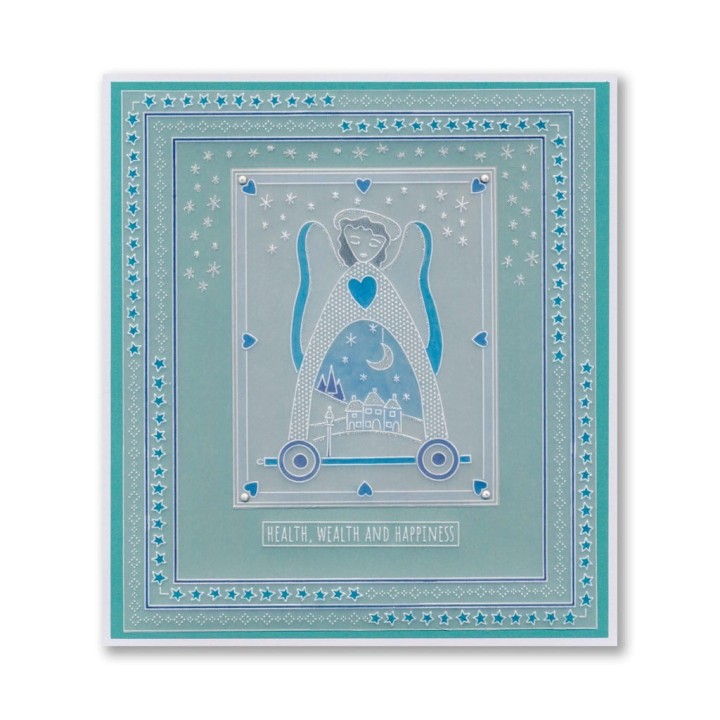 (GRO-CH-42247-02)Groovi® plate A6 Barbara's SHAC Angel Wooden Toy