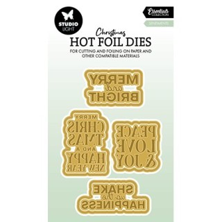 (SL-ES-HFCD05)Studio Light Hot Foil Cutting Die Sentiments Essentials nr.05