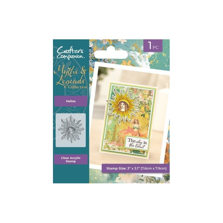 (ML-CA-ST-HEL)Crafter's Companion Myths & Legends Clear Stamp Helios