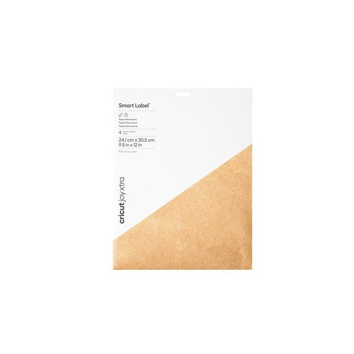 (2010345)Joy Xtra Smart Label Writable 24.1 X 30.5 cm Kraft Brown (4pcs)