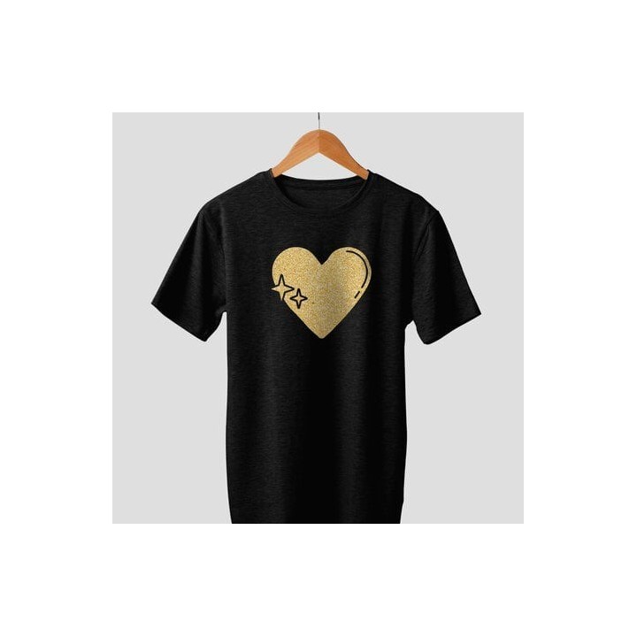 (2010418)Cricut Joy Xtra Smart Iron-On 9.5x19 Inch Prismatic Glitter Gold (1pcs) 24.1 X 48.3 cm