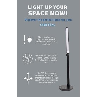 LED Flex Desk Lamp SB1623 600lm H 40cm - W 36cm