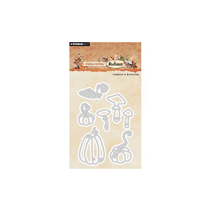 (SL-EA-CD882)Studio Light SL Cutting Die Pumpkins & mushrooms Everlasting Autumn nr.882