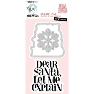 (CCL-ES-SCD83)Studio Light Stamp & Cutting Die Dear Santa Essentials nr.83