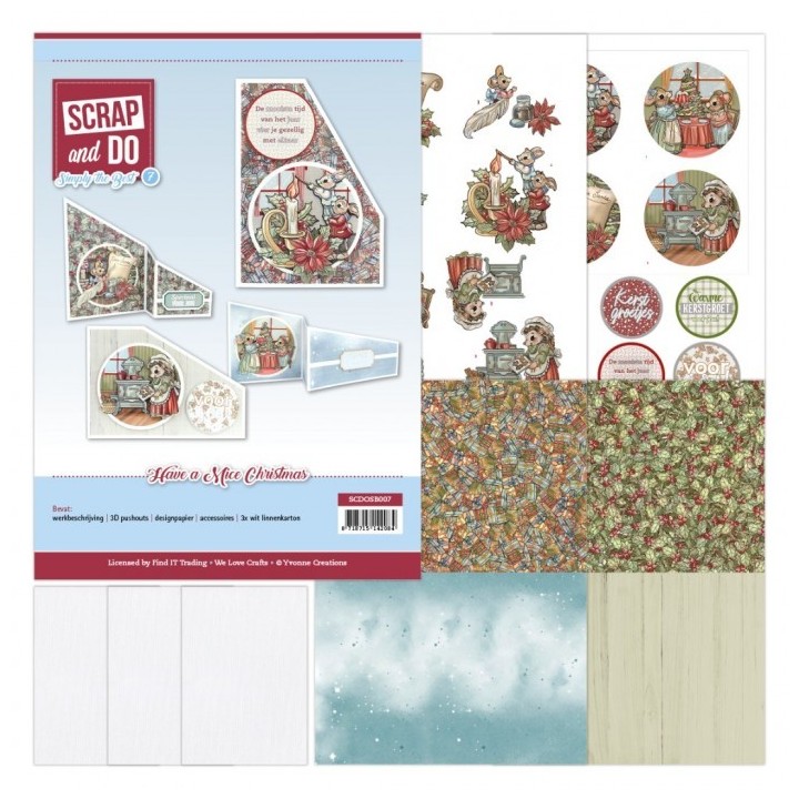 (SCDOSB007)Scrap and Do Simply the Best 7 - Yvonne Creations - Have a Mice Christmas