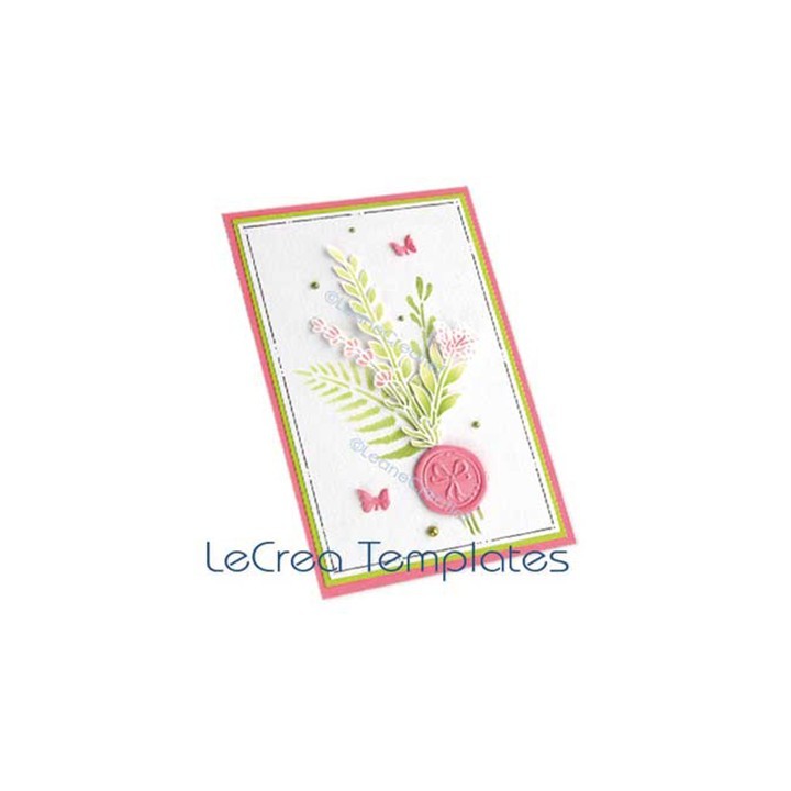 (95.9280)LeCrea Templates Grass & leaves