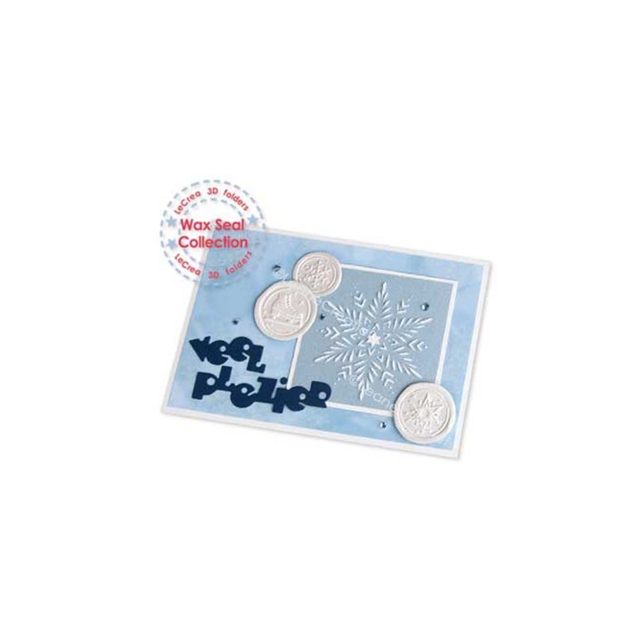 (35.9297)Border embossing Wax Seal Wax Seal collection Winter time