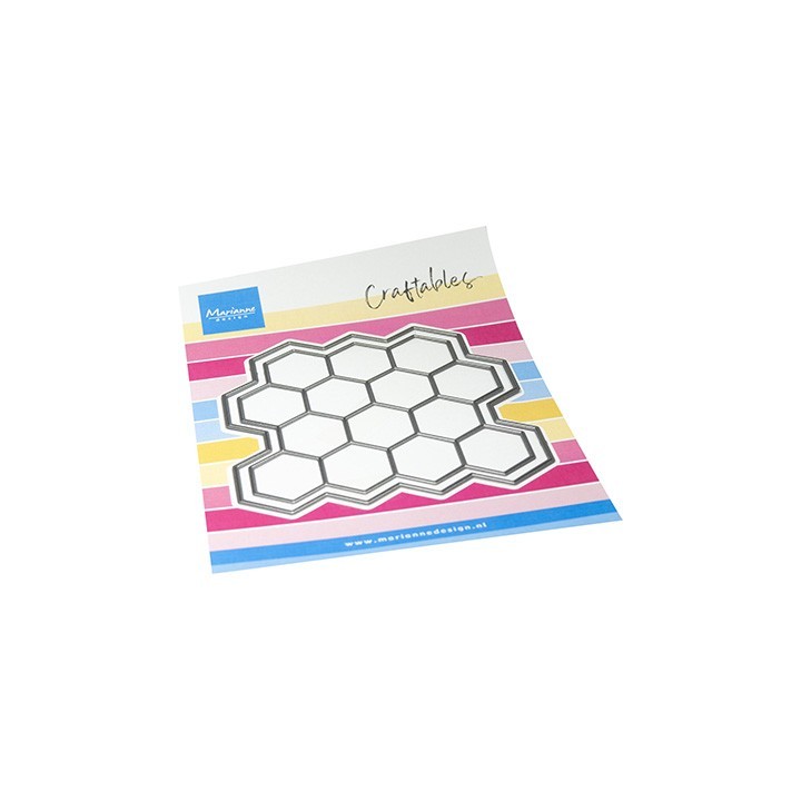 (CR1668)Craftables Pixel Hexagon