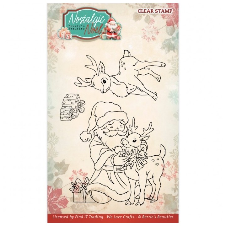(BBCS10013)Clear Stamps - Berries Beauties -Nostalgic Noel - Deer