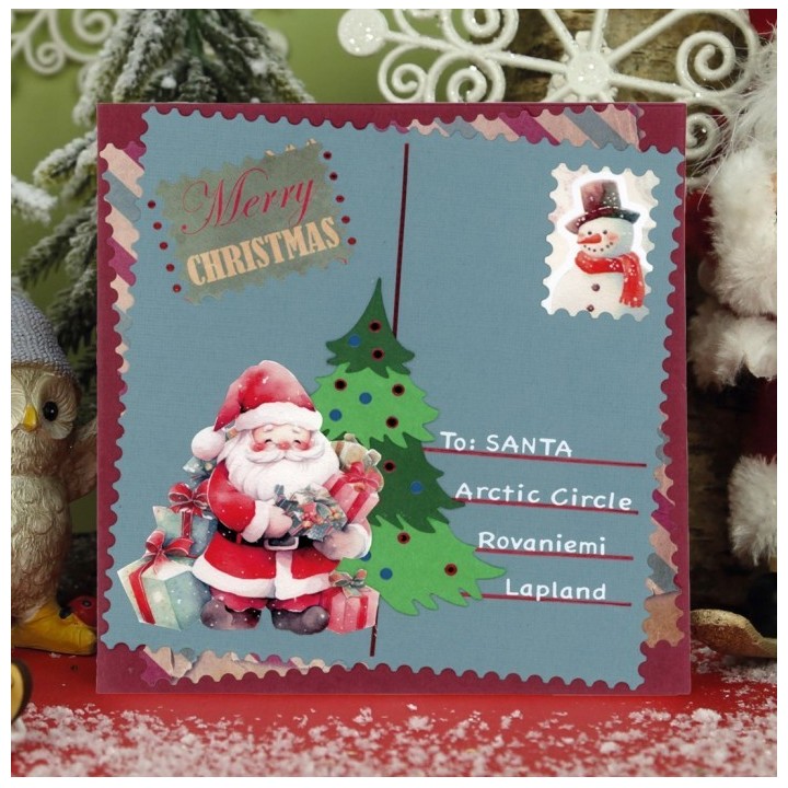 (BBD10021)Dies - Berries Beauties -Nostalgic Noel - Nostalgic Postage Stamps