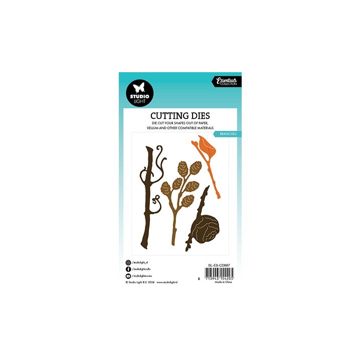 (SL-ES-CD887)Studio Light SL Cutting Die Branches Essentials nr.887