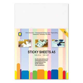 (3.3235)Sticky sheets A5 double sided adhesive foil