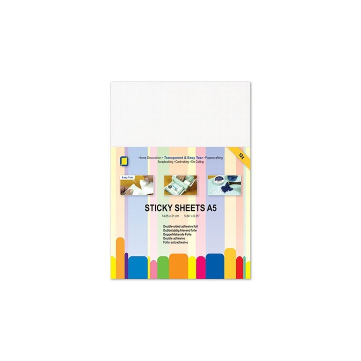 (3.3235)Sticky sheets A5 double sided adhesive foil
