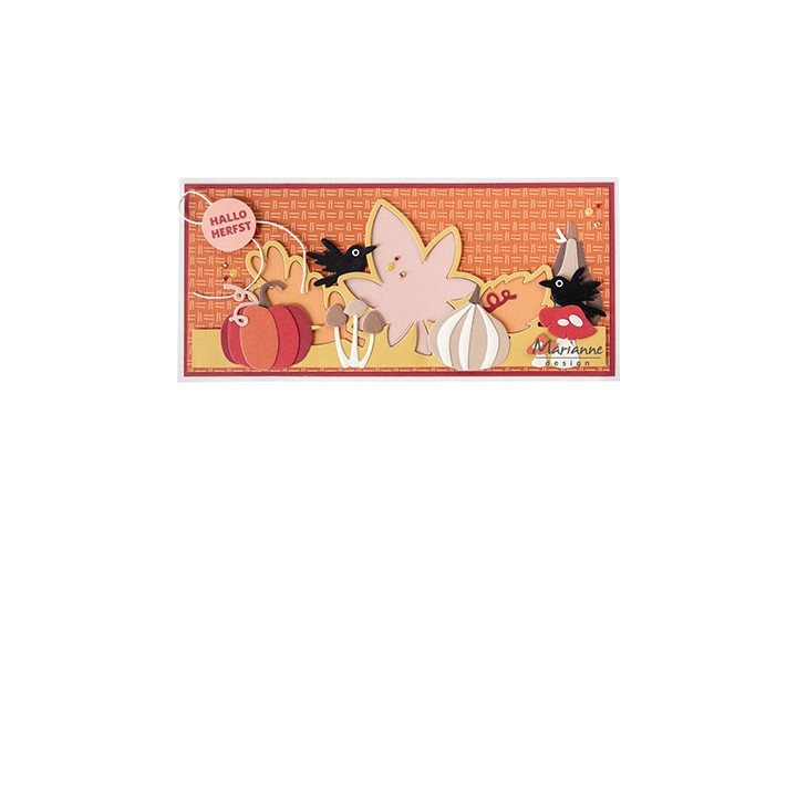 (LR0878)Creatables Layout Autumn leaves by Marleen