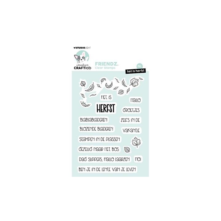 (CCL-FR-STAMP727)Studio light Clear stamp Het is Herfst Friendz nr.727
