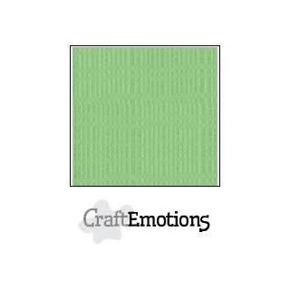 (001232/1035)CraftEmotions linen cardboard 10 Sh pistachio LHC-64 A4 250gr