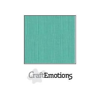 (001232/1055)CraftEmotions linen cardboard 10 Sh sage pastel LHC-29 A4 250gr