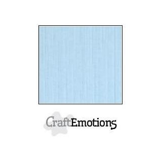 (001232/1080)CraftEmotions linen cardboard 10 Sh azure LHC-14 A4 250gr