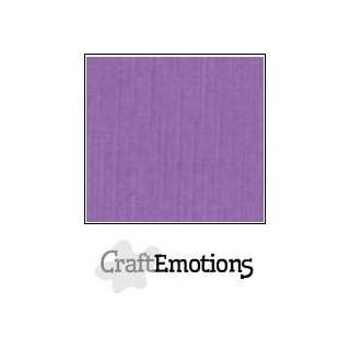 (001232/1130)CraftEmotions linen cardboard 10 Sh violet LHC-24 A4 250gr