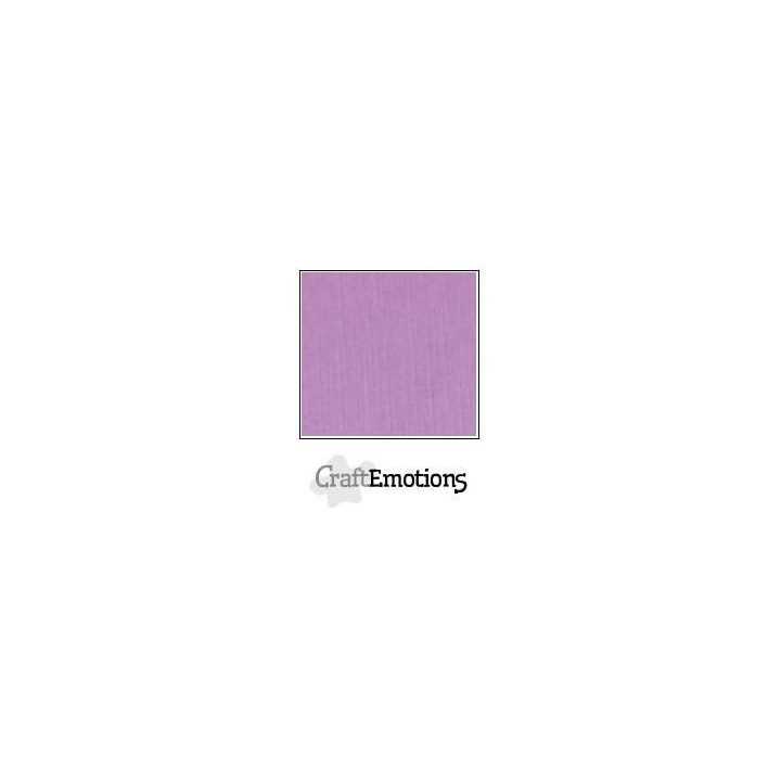 (001232/1145)CraftEmotions linen cardboard 10 Sh lila LHC-33 A4 250gr