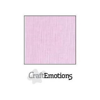(001232/1155)CraftEmotions linen cardboard 10 Sh soft lilac LHC-19 A4 250gr