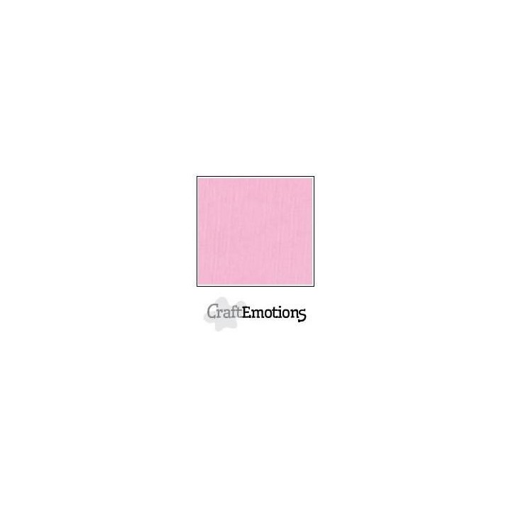 (001232/1165)CraftEmotions linen cardboard 10 Sh pink LHC-38 A4 250gr