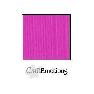 (001232/1180)CraftEmotions linen cardboard 10 Sh coral Magenta LHC-53 A4 250gr