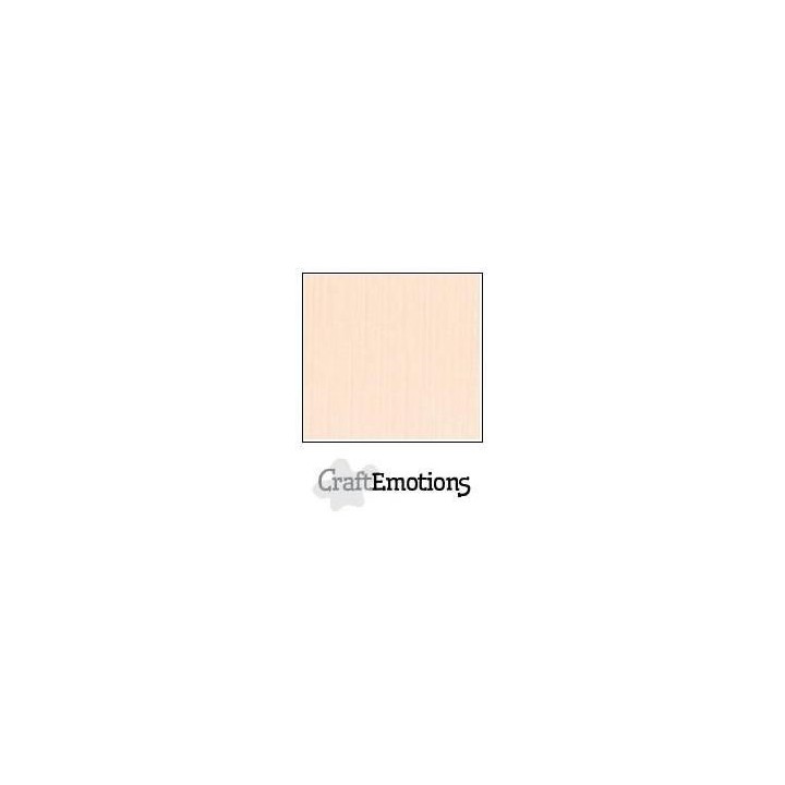 (001232/1235)CraftEmotions linen cardboard 10 Sh cream LHC-17 A4 250gr