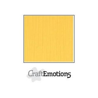 (001232/1290)CraftEmotions linen cardboard 10 Sh gold LHC-22 A4 250gr
