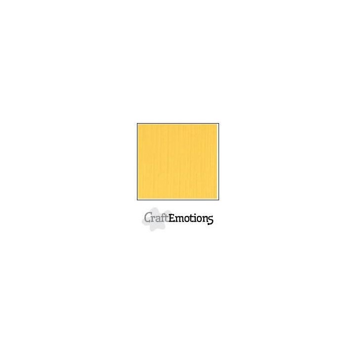 (001232/1290)CraftEmotions linen cardboard 10 Sh gold LHC-22 A4 250gr