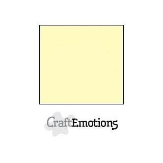 (001232/1295)CraftEmotions linen cardboard 10 Sh light yellow LHC-10 A4 250gr