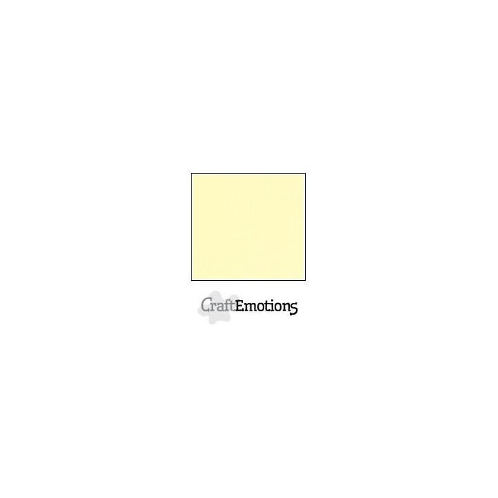 (001232/1300)CraftEmotions linen cardboard 10 Sh yellow LHC-32 A4 250gr