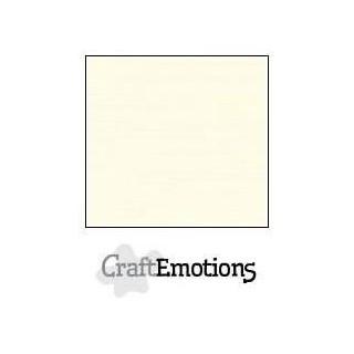 (001232/1305)CraftEmotions linen cardboard 10 Sh ivory LHC-03 A4 250gr
