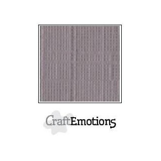 (001232/1330)CraftEmotions linen cardboard 10 Sh silver LHC-73 A4 250gr