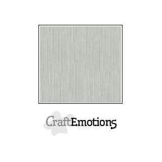 (001232/1340)CraftEmotions linen cardboard 10 Sh titanium LHC-40 A4 250gr