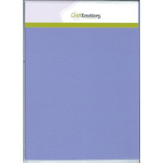 (001232/1110)CraftEmotions linen cardboard 10 Sh heide pastel LHC-49 A4 250gr