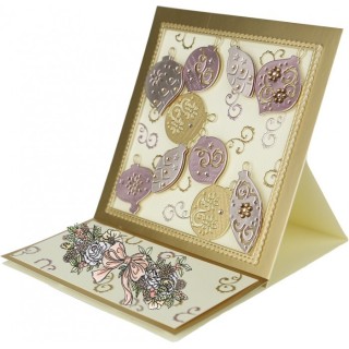 (ADD10319)Dies - Amy Design - Frosted Gold Christmas - Frosted Gold Frame