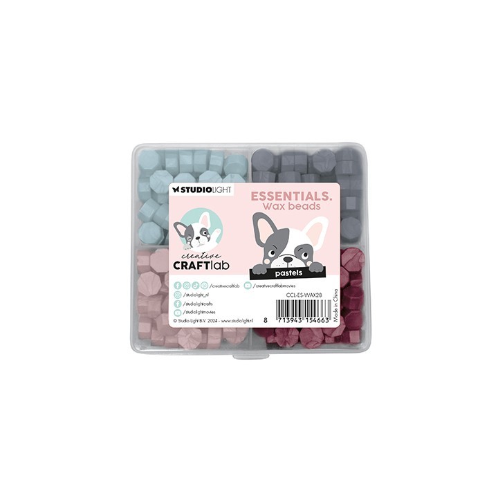 (CCL-ES-WAX28)Studio Light Wax Beads Pastels Essentials nr.28