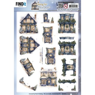 (SB10972)3D Push Out - Berries Beauties - Falling for Christmas - Shopping