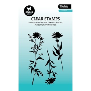 (SL-ES-STAMP743)Studio light SL Stamp Flowers Essentials nr.743