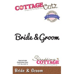 (CCX-047)Scrapping Cottage Expressions Bride & Groom