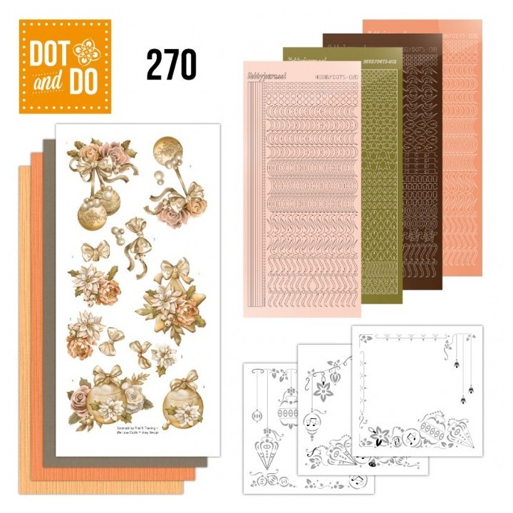 (DODO270)Dot and Do 270 - Amy Design - Frosted Gold Christmas