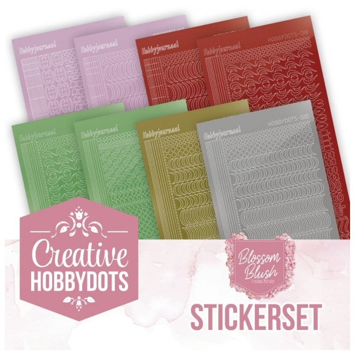 (CHSTS055)Stickerset Creative Hobbydots 55