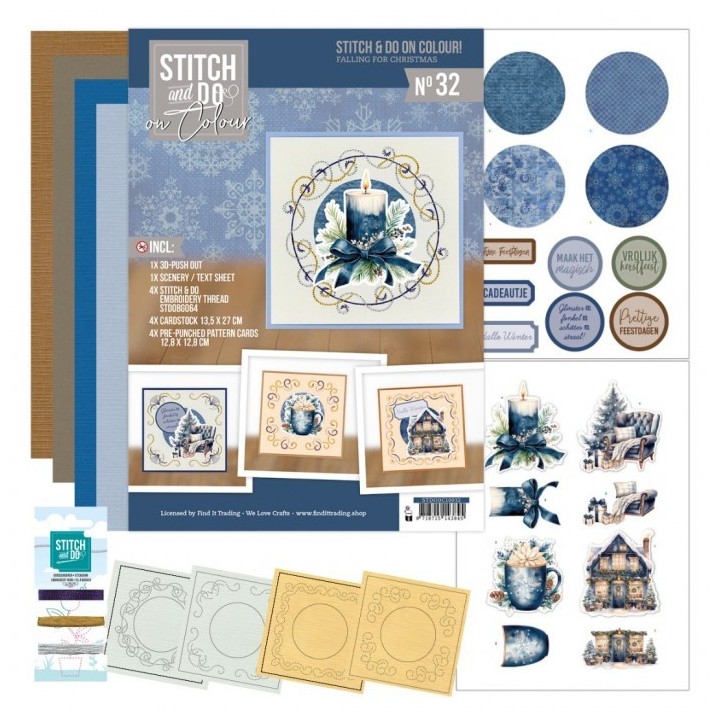 (STDOOC10032)Stitch and do on Colour 32 - Falling for Christmas