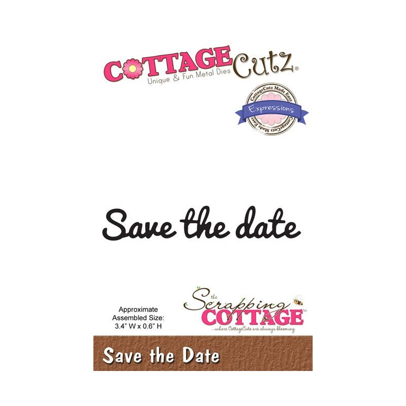 (CCX-055)Scrapping Cottage Expressions Save the Date