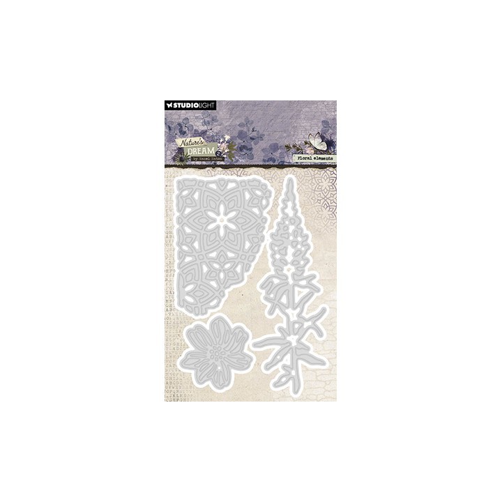 (HE-ND-CD890)Studio Light Cutting Die Floral elements Nature's Dream 2 nr.890