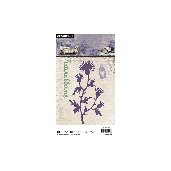 (HE-ND-CD891)Studio Light Cutting Die Thistle Nature's Dream 2 nr.891