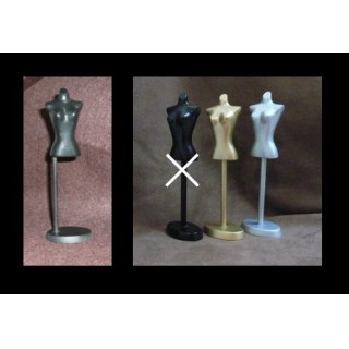 Bust 15 cm silver pattern Amanda Yeh