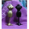 Mannequin noir 8 cm pour patron Amanda Yeh